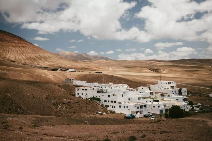 Der typische Baustil. Wohnungen auf Lanzarote