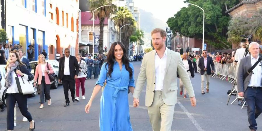 Herzogin Meghan und Prinz Harry in Kapstadt. Foto: Mark Large/PA Wire/dpa