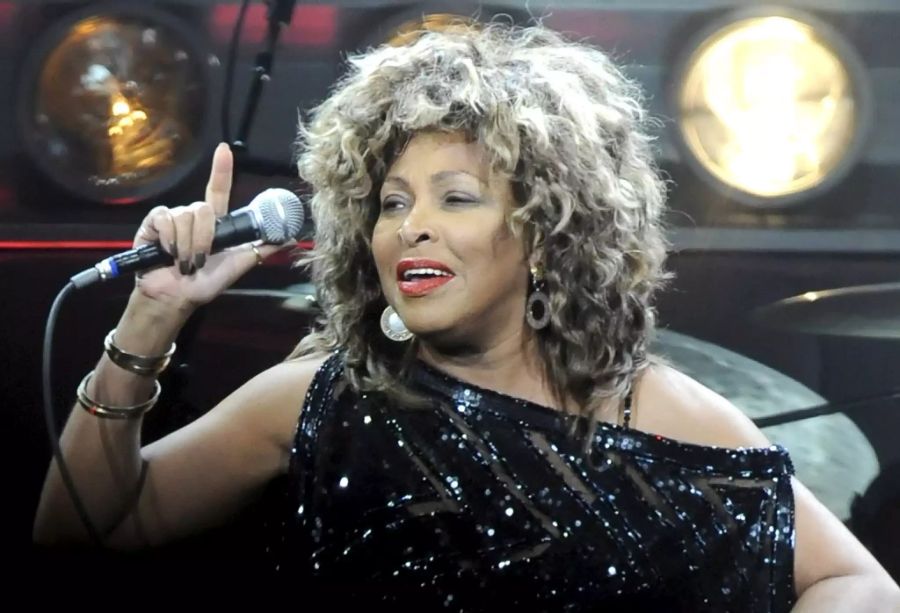 Tina Turner bei einem Konzert während ihrer Abschieds-Tournee im Jahr 2009.