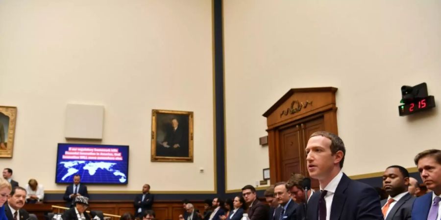 Facebook-Chef Zuckerberg in Washington