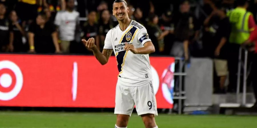 Galaxy-Star Zlatan Ibrahimovic ist mit seinem Team in der Major League Soccer ausgeschieden. Foto: Medianews Group/Pasadena Star-Ne/Orange County Register via ZUMA/dpa