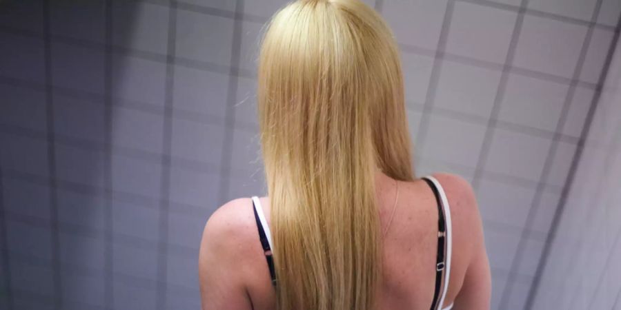 Blonde Haare