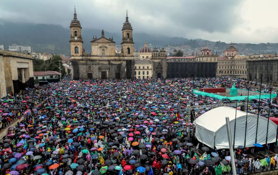 Protest kolumbien