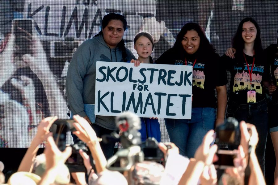 Klimaprotest USA - Thunberg