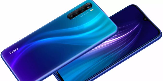 Das Xiaomi Redmi Note 8 in «Neptune Blue». Xiaomi