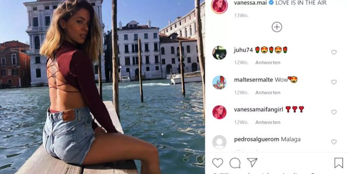 Schlagerstar Vanessa Mai wurde ungewollt Opfer eines Abspritz-Witzes. Vanessa Mai