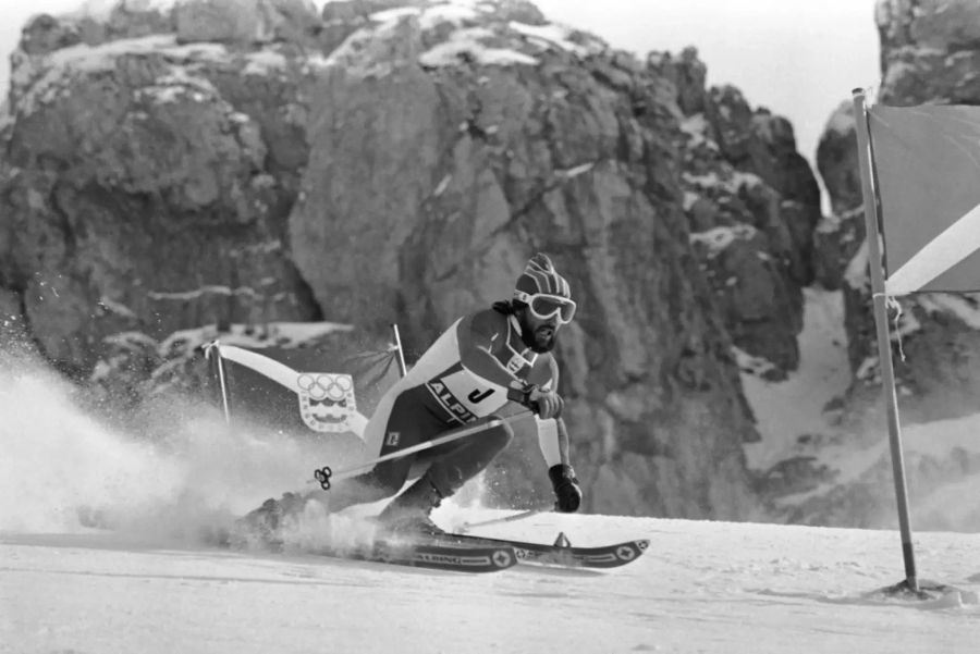 1976 fuhr Heini Hemmi hier in Innsbruck zu Olympischem Riesenslalom-Gold, ein Jahr später siegte er auf dem Chuenisbärgli.