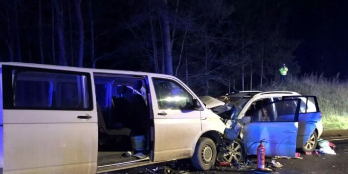 Unfallstelle bei Roth in Mittelfranken Unfallstelle bei Roth in Mittelfranken