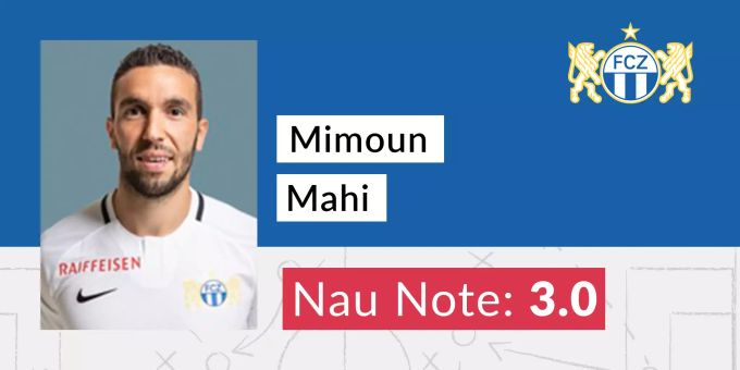 Mimoun Mahi (FC Zürich) Note 3.0. Mimoun Mahi