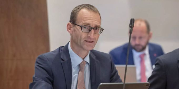 Der Schwyzer SVP-Regierungsrat René Bünter wird 2020 nicht mehr für die Gesamterneuerungswahlen antreten. René Bünter Schweizerische Volkspartei