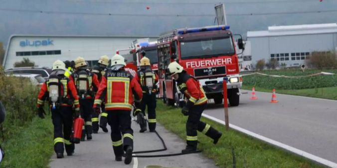 Blaulicht-Übung Flughafen Belp