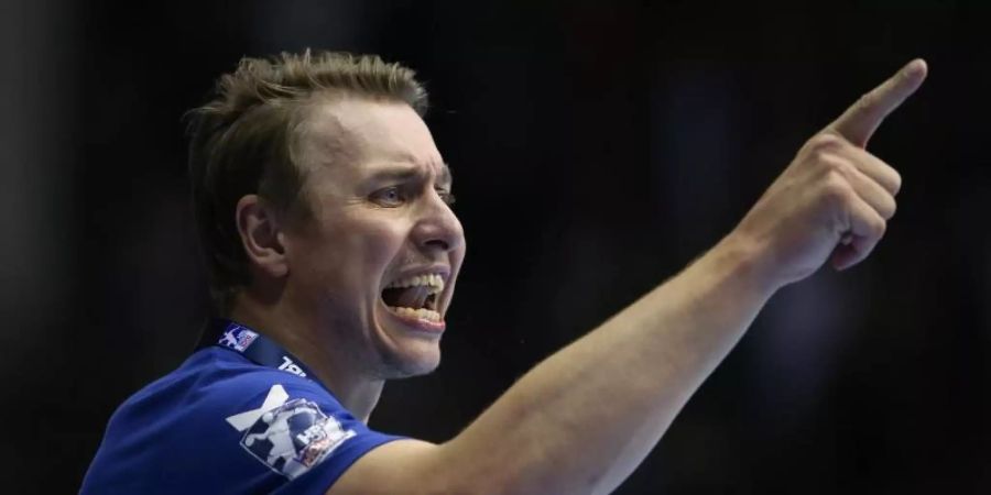 Filip Jicha ist der Trainer des THW Kiel. Foto: Ronny Hartmann/zb/dpa