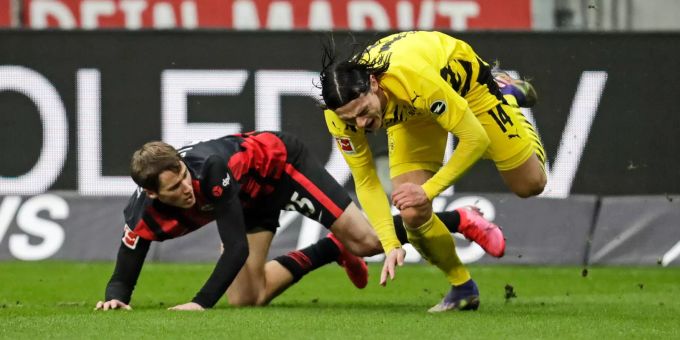 Haaland fehlt - BVB erkämpft sich 1:1-Remis bei Eintracht Frankfurt