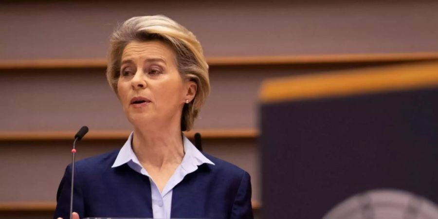 Von der Leyen im EU-Parlament
