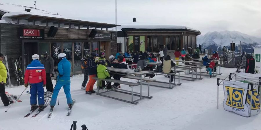 Coronavirus Terrasse Skigebiet