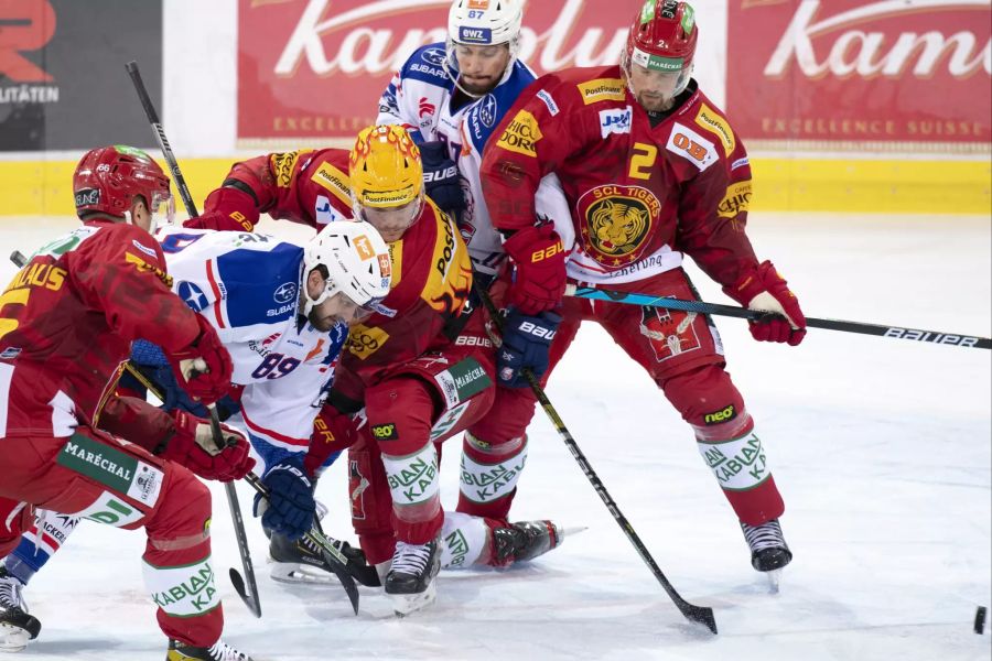 EISHOCKEY, NATIONAL, LEAGUE, NATIONALLIGA, NL, MEISTERSCHAFTSSPIEL, SAISON 2020/21, LN, HOCKEY SUR GLACE, SCL TIGERS, SCLT, ZSC LIONS, ZSC