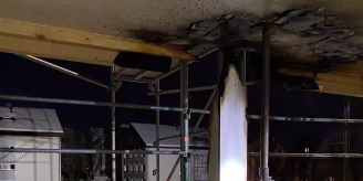 Aadorf TG - Mottbrand auf Balkon