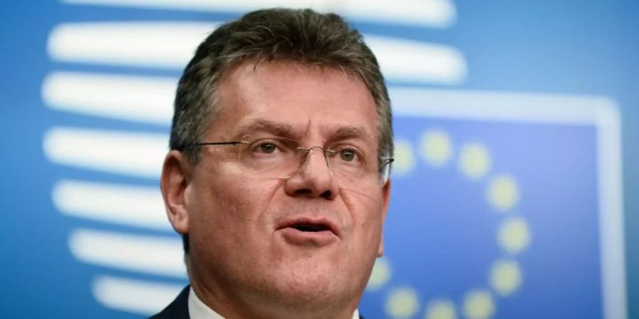 Kommissionsvizepräsident Sefcovic