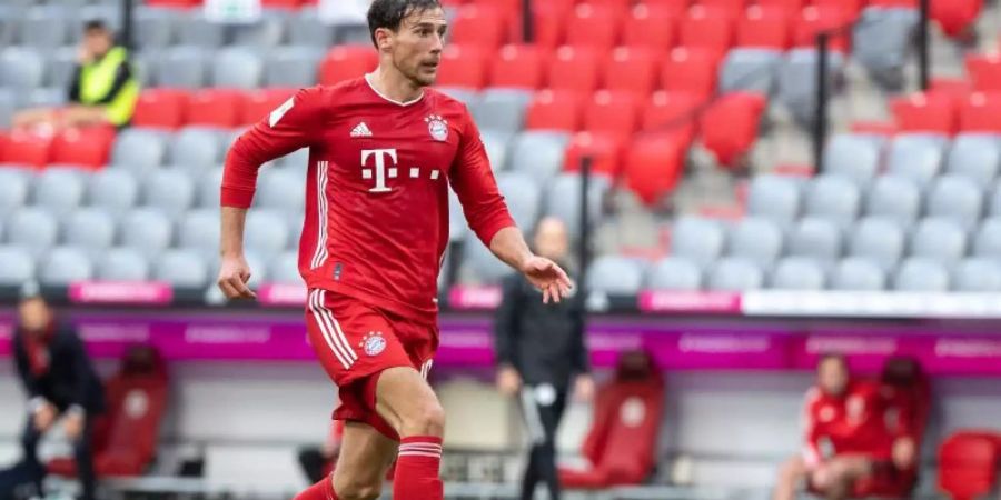 Der FC Bayern München setzt gegen den BVB auf Leon Goretzka. Foto: Matthias Balk/dpa-Pool/dpa