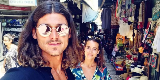 Ex-Bachelor Patric Haziri mit seiner Fabienne (30). der bachelor
