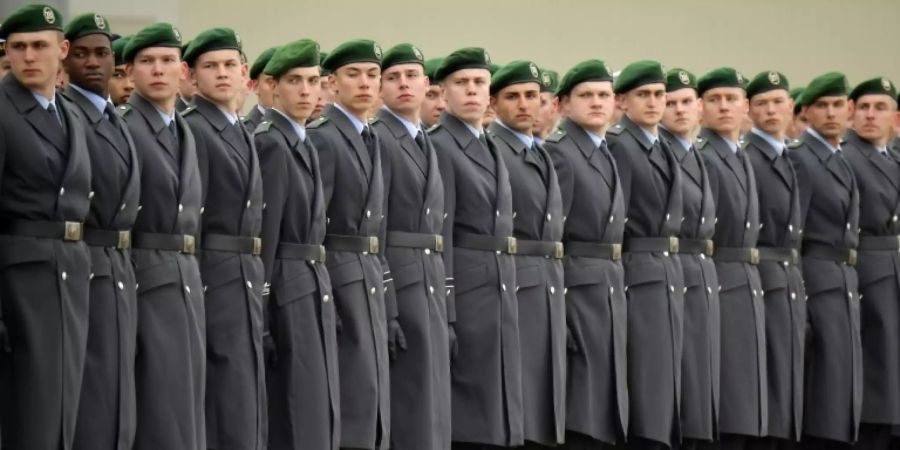 Bundeswehrsoldaten vor Corona