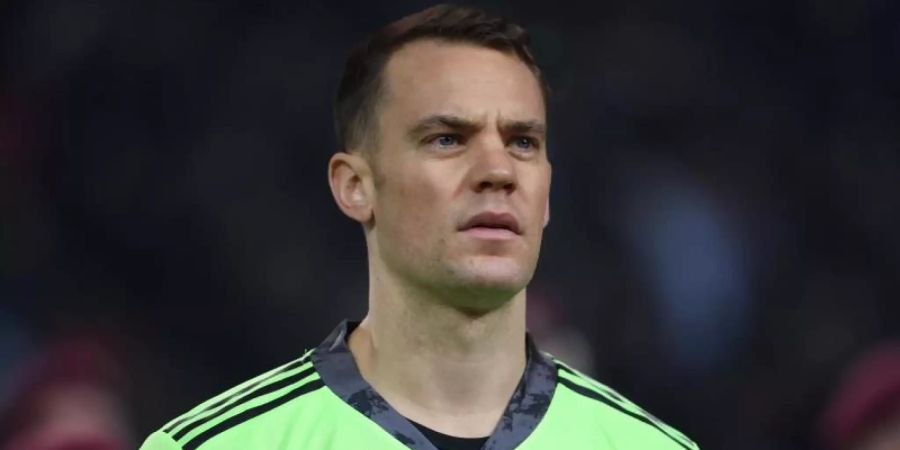 Steht gegen die Ukraine vor seinem 95. Länderspiel: Manuel Neuer. Foto: Federico Gambarini/dpa