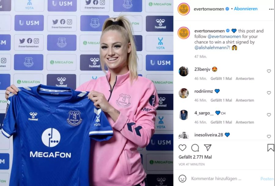 FC Everton Alisha Lehmann