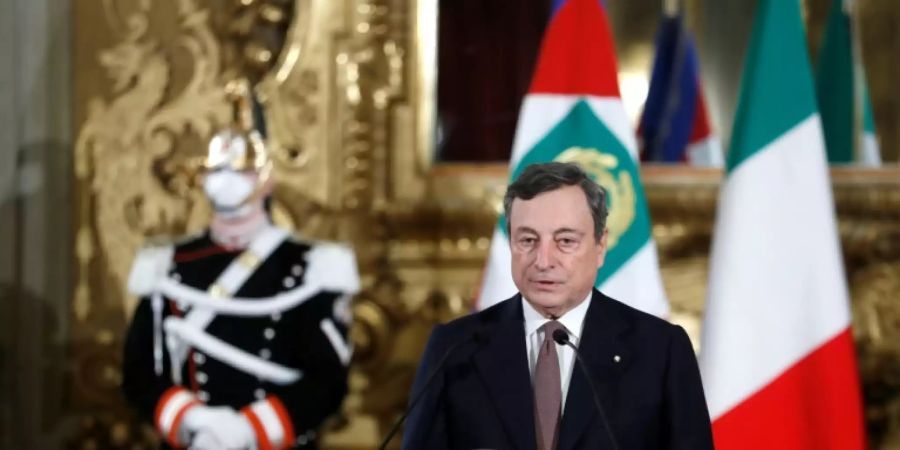Mario Draghi verliest die Liste seiner Minister