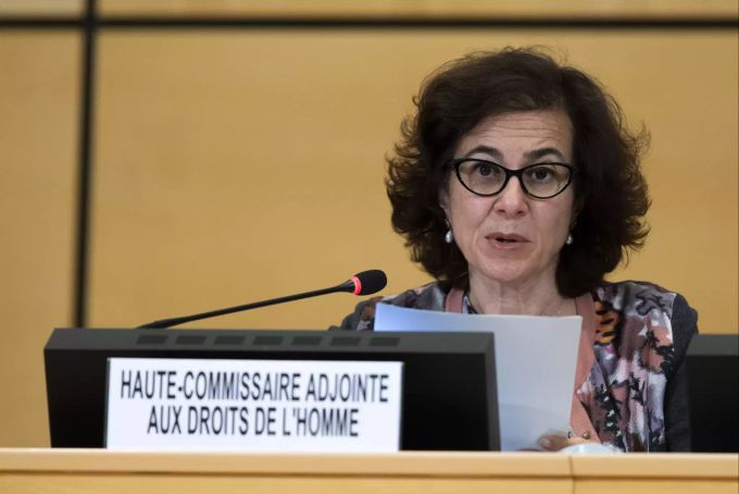 Nada Al-Nashif, ist Vize-UN-Hochkommissarin für Menschenrecht befasst sich mit dem Konflikt in Äthiopien. UN-Menschenrechtsrat