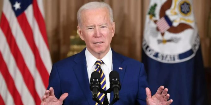 Joe Biden im Aussenministerium in Washington Joe Biden im Aussenministerium in Washington
