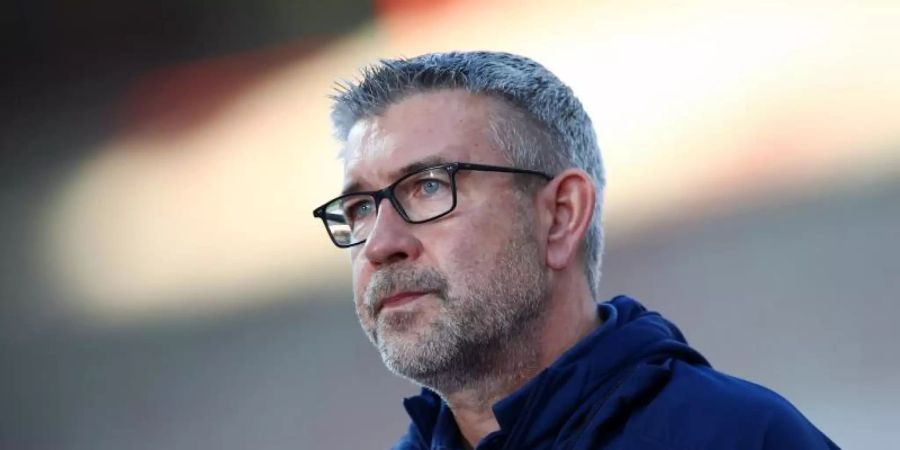 Will dem guten Tabellenplatz keine allzu grosse Bedeutung beimessen: Union-Coach Urs Fischer. Foto: Maja Hitij/Getty Images Europe/Pool/dpa