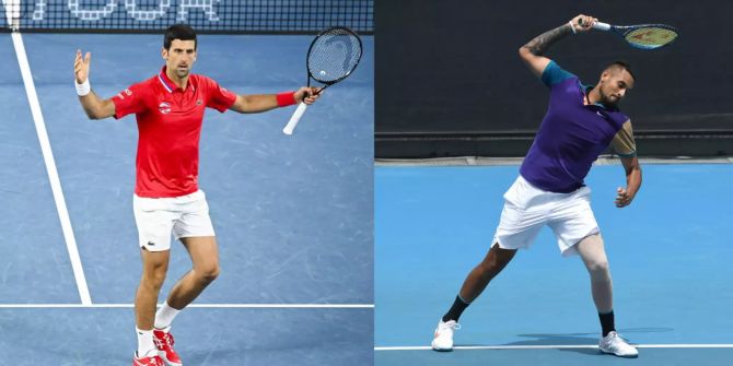 Nick Kyrgios Novak Djokovic