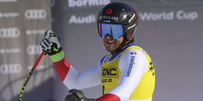 Mauro Caviezel fährt an der WM in Cortina d'Ampezzo (I). Mauro Caviezel