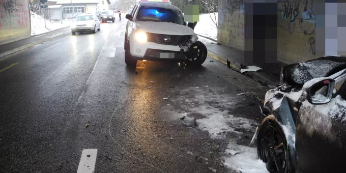 Frick BE - Betrunken Unfall verursacht