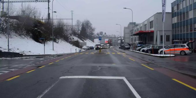 Foto der Unfallstelle.