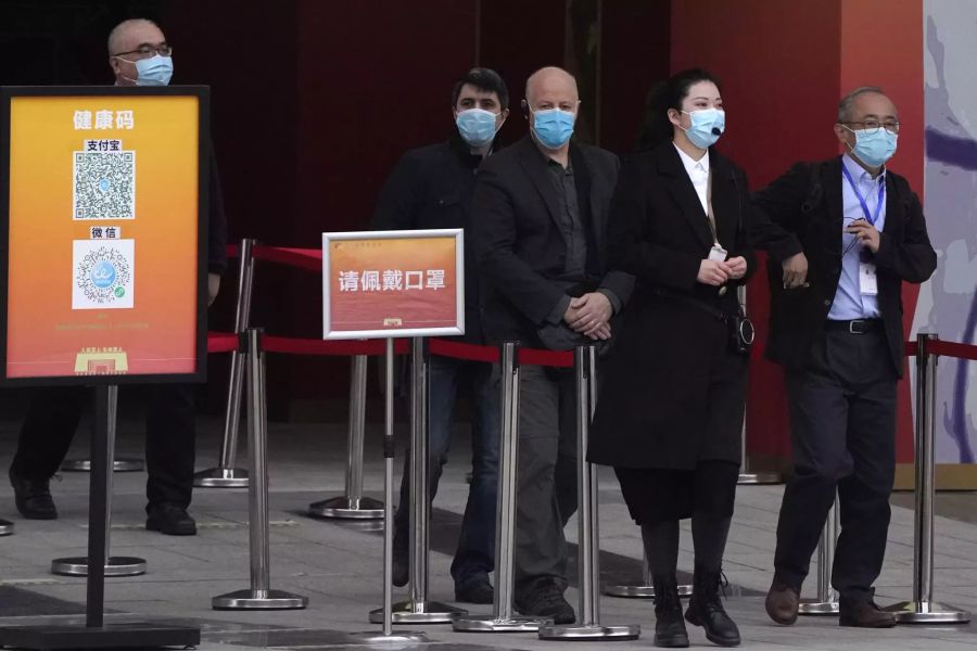 Virus Outbreak China WHO Mission