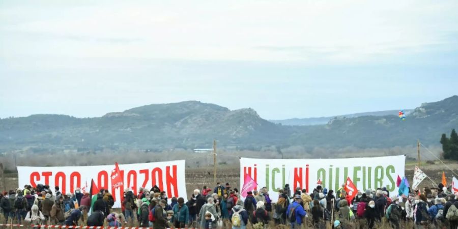 Proteste bei Fournès