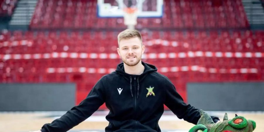 Marius Lau hat bei den Artland Dragons schon alles gemacht. Foto: Hauke-Christian Dittrich/dpa