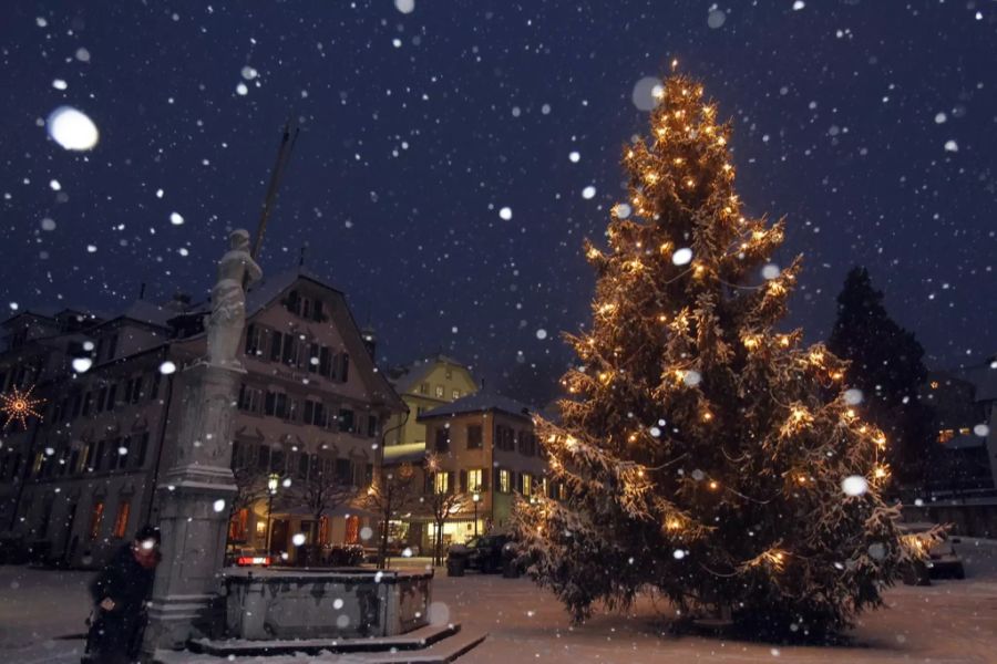 schnee weihnachten