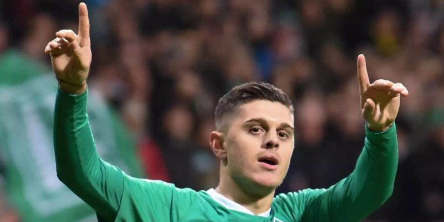 Bremens Milot Rashica wird unter anderem von RB Leipzig umworben. Foto: Carmen Jaspersen/dpa