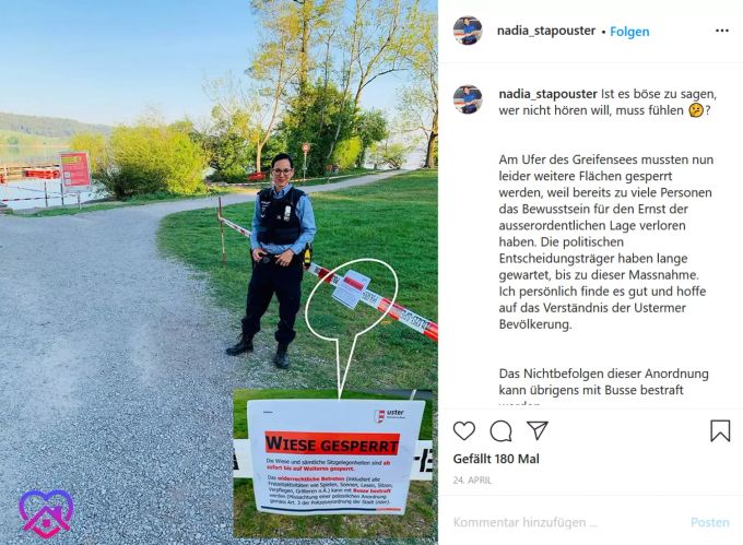 Die Stadtpolizei Uster nutzt Instagram als zusätzlichen Kommunikationskanal. Stadtpolizei Uster