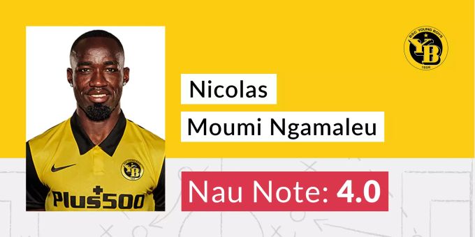 Die Nau.ch-Note für Nicolas Moumi Ngamaleu von YB. YB FC St.Gallen