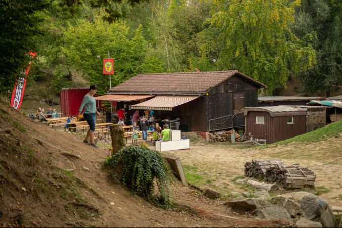 Das Clubhaus des Motocross Wohlen in Hilfikon.