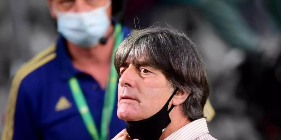 Versammelt erstmals nach der Corona-Pause wieder seine Nationalspieler: Bundestrainer Joachim Löw. Foto: Robert Michael/dpa-Zentralbild/Pool/dpa