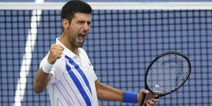 Sorgt nicht nur auf dem Tennis-Platz für Schlagzeilen: Novak Djokovic. Foto: Frank Franklin Ii/AP/dpa