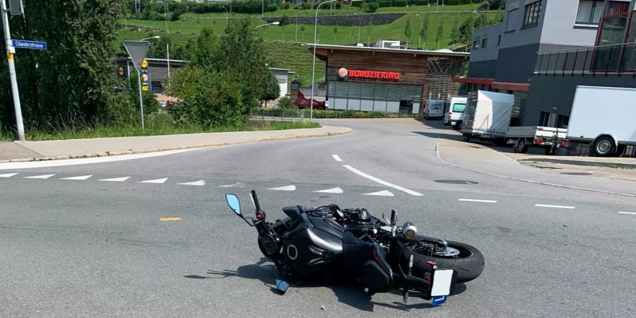Unfall in Herisau AR