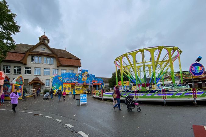 Die Chilbi fand am Wochenende vor dem Gemeindehaus Unterentfelden statt.