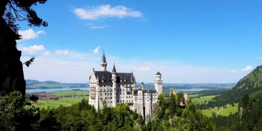 Wer sich auf den König-Ludwig-Weg begibt, kommt am berühmten Schloss Neuschwanstein vorbei. Foto: Karl-Josef Hildenbrand/dpa/dpa-tmn
