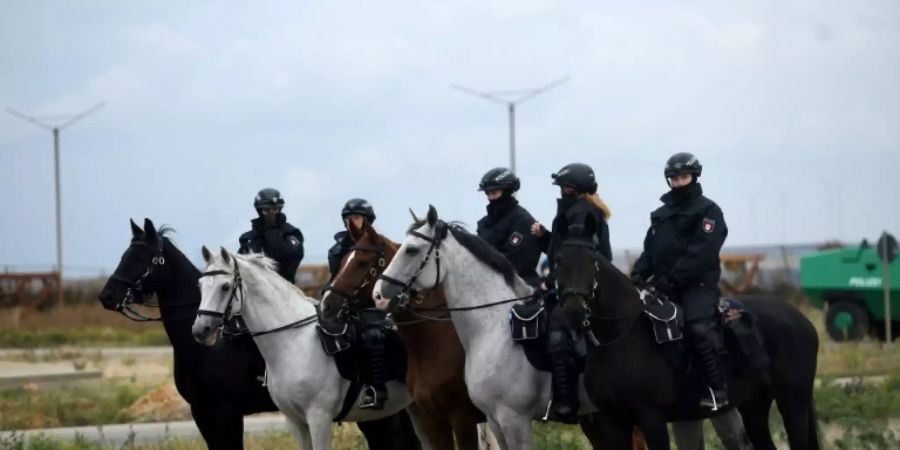 Polizisten im Einsatz