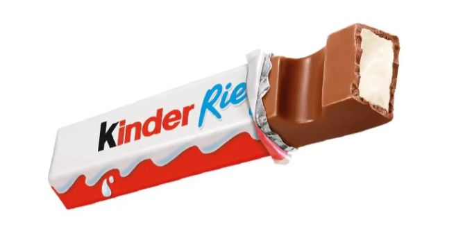 Der Kinderriegel von Ferrero kommt in einem leicht veränderten Design daher. Ferrero Kinderriegel